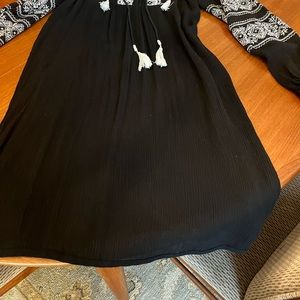 Black Boho dress.